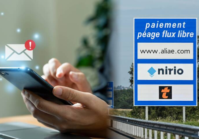 Péage à flux libre – Attention aux arnaques par SMS ou e-mail